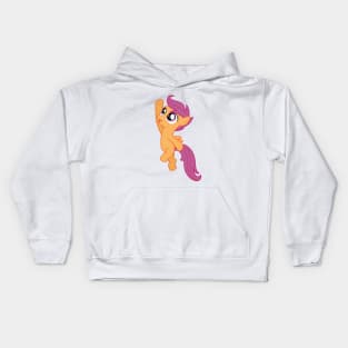 Jumping Scootaloo Kids Hoodie